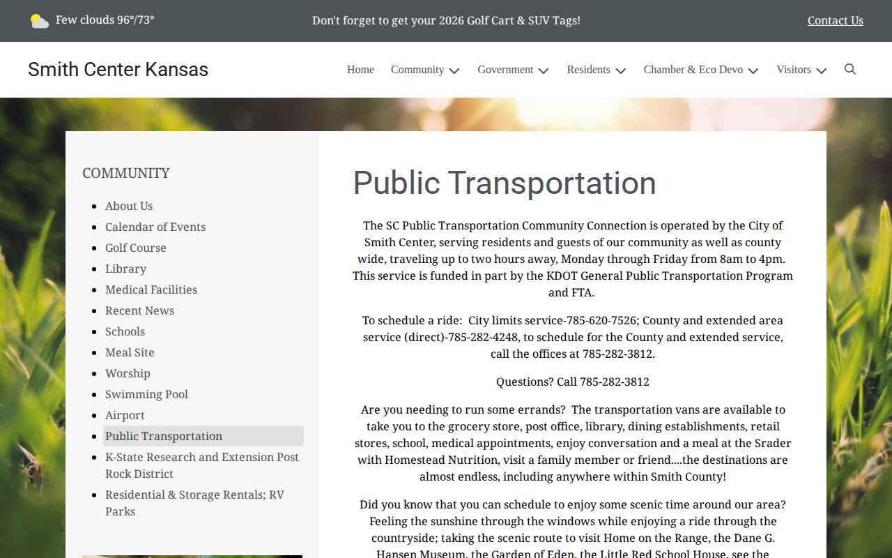 Smith County released inmate transportation service hours and countywide scope